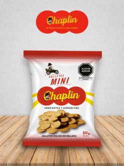 GALLETA MINI CHAPLIN – CAJA de 20u x 50gr